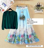 LADIES DRESS-SF-7B(Green)