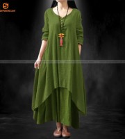 Ladies dress-RD-24(green)