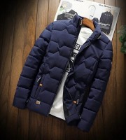 Jacket -305-Navy blue(zigzag)