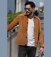 FF3.Cord Jacket -FF-687(Golden Brown)