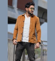 FF3.Cord Jacket -FF-687(Golden Brown)