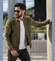 FF3.Cord Jacket -FF-688(Olive)