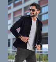 FF3.Cord Jacket -FF-689(Black)