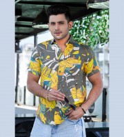 FF7.Half sleeve men's Shirt-155