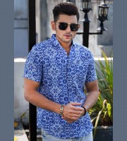 FF7.Half sleeve men's Shirt-154