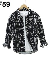 FA3.Full Sleeve Casual Shirt F59-(Only Shirt)