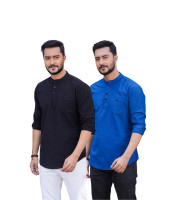 CT3.2 Pcs Long Sleeve Katua-(Black+Petrol)