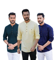 CT3.3 Pcs Long Sleeve Katua-(Botol Green+Blue+Lemon)