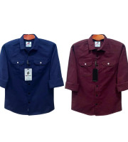 CT5.2 Pcs Full Sleeve NDP-Navy Blue+Meroon