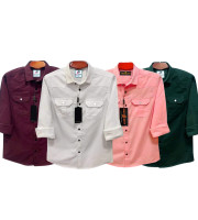 CT5.4 Pcs Full Sleeve NDP-White+Misty+BottleGreen+Meroon