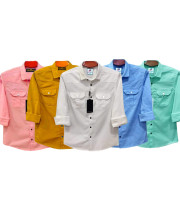 CT5.4 Pcs Full Sleeve NDP-White+Kathali+Misty+SkyBlue+Pest