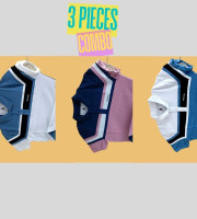 3 Pcs Polo Shirt-(11+14+15)
