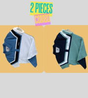 2 Pcs Polo Shirt-(15+13)