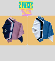 2 Pcs Polo Shirt-(11+14)