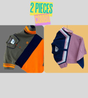 2 Pcs Polo Shirt-(09+11)