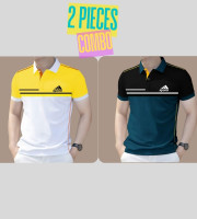 2 Pcs Polo Shirt-(04+06-)