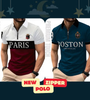 2 Pcs Polo Shirt-(28+30)