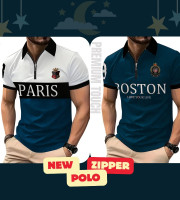 2 Pcs Polo Shirt-(31+28)