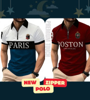 2 Pcs Polo Shirt-(31+27)