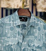 SBD5.-0184-ফুল হাতা শার্ট-ডাবল পকেট(পিওর কটন)