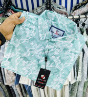 SBD-0271-ফুল হাতা প্রিন্ট শার্ট(পিউর কটন)