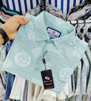 SBD-0273-ফুল হাতা প্রিন্ট শার্ট(পিউর কটন)