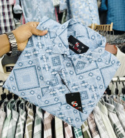 SBD-0283-ফুল হাতা প্রিন্ট শার্ট(পিউর কটন)