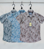 Com1.-0102 - পিউর কটন (হাফ হাতা শার্ট) কম্বো-৩ পিছ