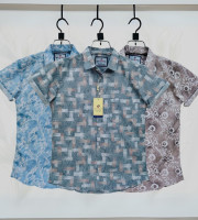 Com1.-0103 - পিউর কটন (হাফ হাতা শার্ট) কম্বো-৩ পিছ