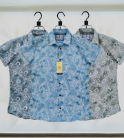 Com1.-0104 - পিউর কটন (হাফ হাতা শার্ট) কম্বো-৩ পিছ