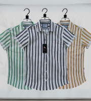 Com1.-0117 -পিউর কটন (হাফ হাতা শার্ট) কম্বো-৩ পিছ
