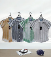 Com1.-0124 - পিউর কটন (হাফ হাতা শার্ট) কম্বো-৪ পিছ