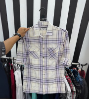 CG5. - 0939 -  টুইল কটন ফেব্রিক্সের ডাবল পকেটের ফুলহাতা শার্ট