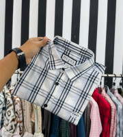 CG7. - 0317 -  শতভাগ কটন ফেব্রিক্সের ফুলহাতা শার্ট