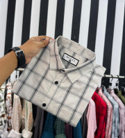 CG7. - 0321 -  শতভাগ কটন ফেব্রিক্সের ফুলহাতা শার্ট