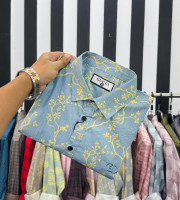 CG7. - 0341 -  শতভাগ কটন ফেব্রিক্সের ফুলহাতা শার্ট